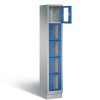 CLASSIC Locker with transparent doors (5 narrow compartments)